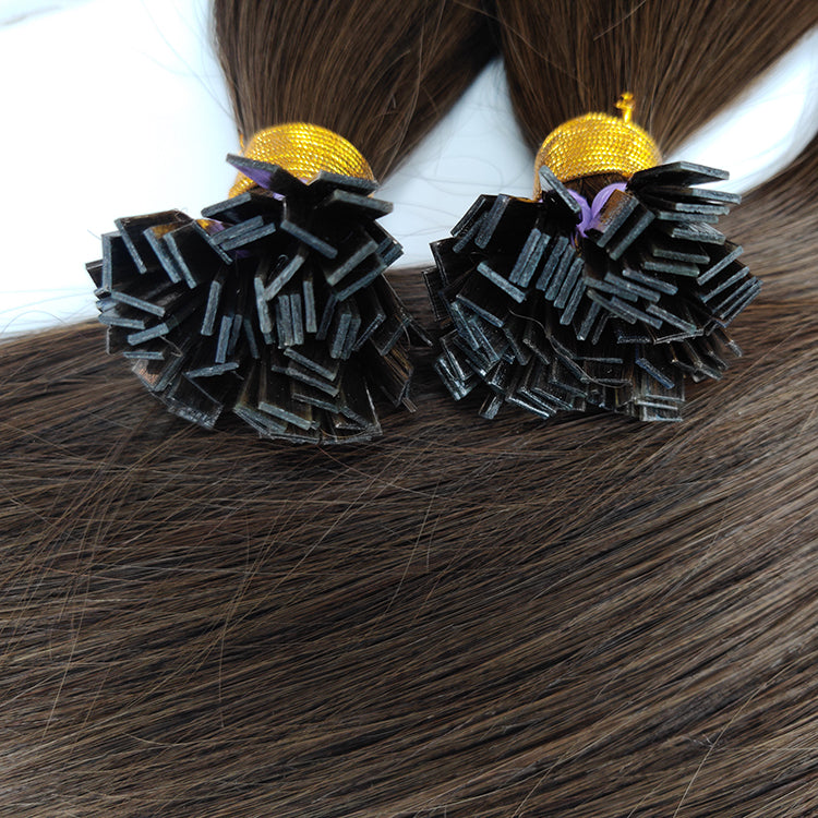 Keratin flat tip | Dark Coffee #1b