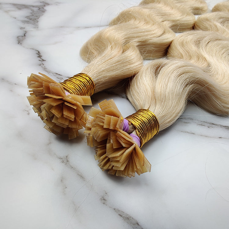 Keratin flat tip | Platinum blonde #80