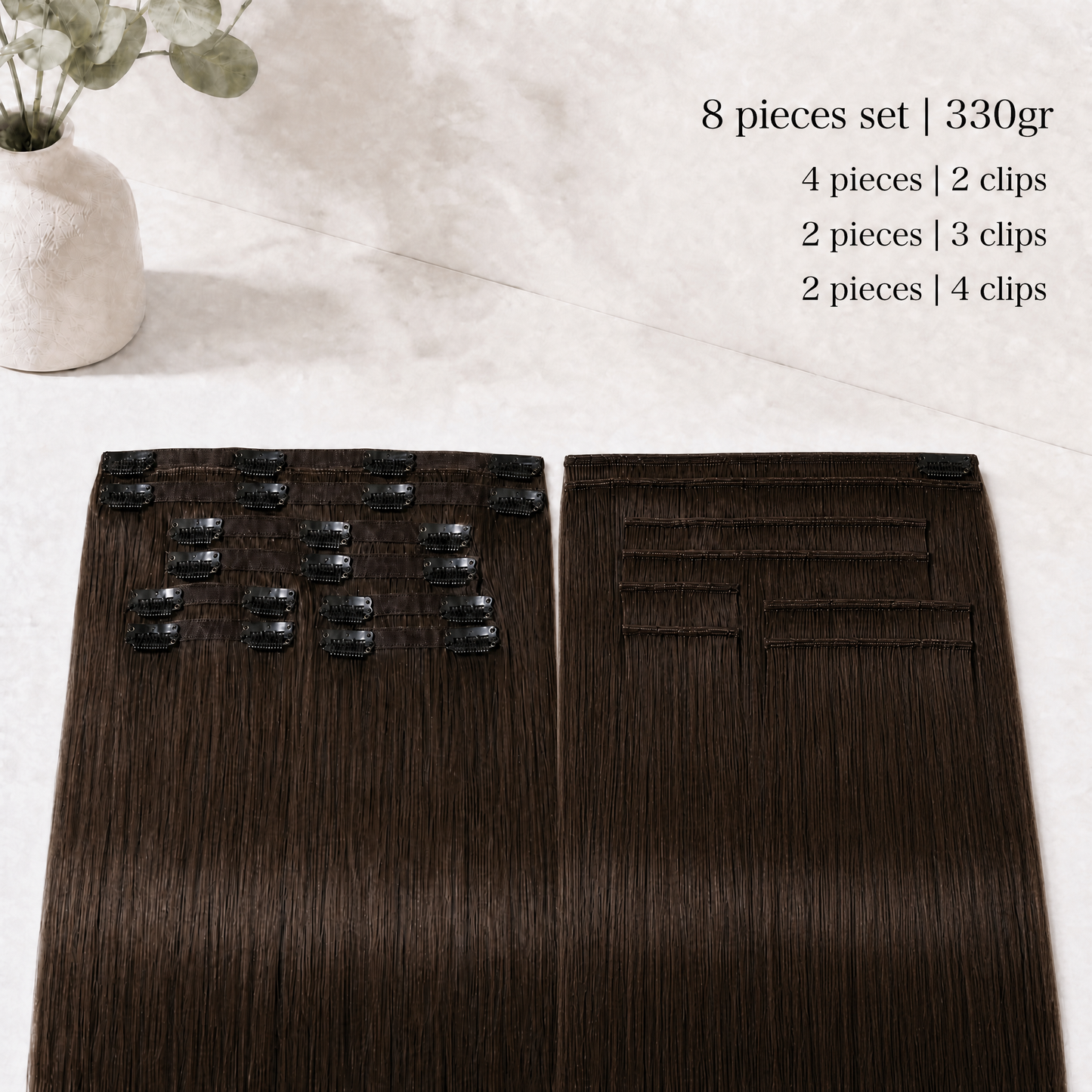 "Muse" Invisible Clip ins 32inch